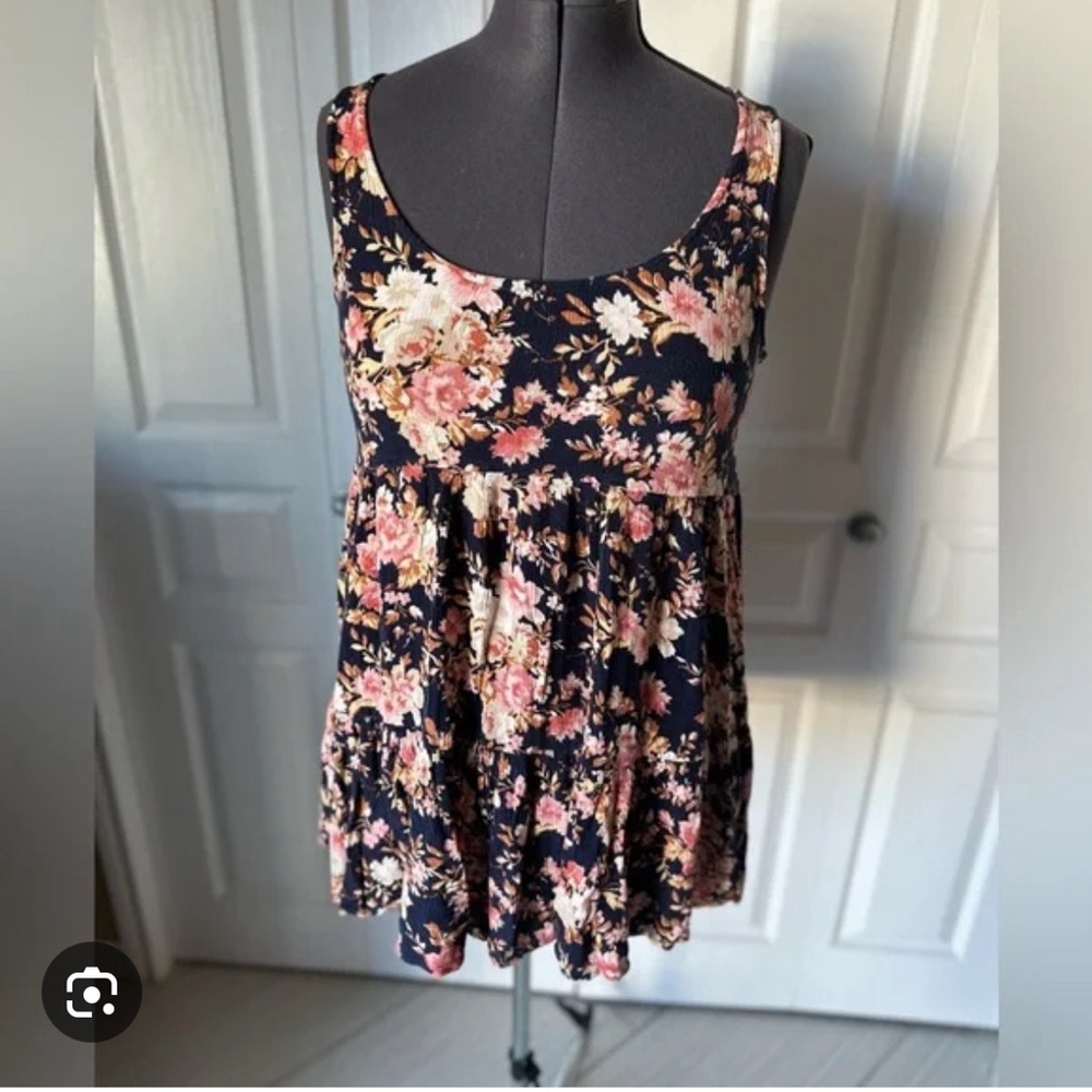 American eagle babydoll tiered dress